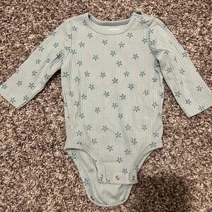 Carter's Teal Floral Kids Bodysuit